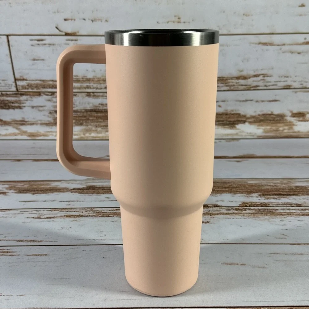 Stanley Adventure Quencher Tumbler 40 oz Nectar Color No Lid Straw Used - Picture 3 of 6